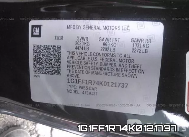 1G1FF1R74K0121737 фото 10