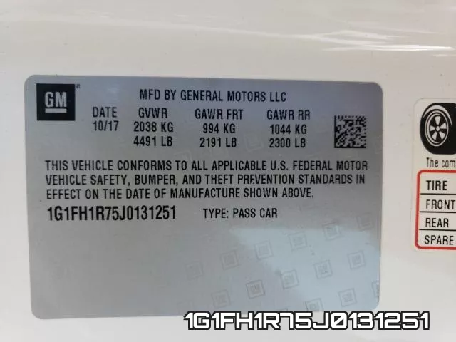 1G1FH1R75J0131251 фото 2
