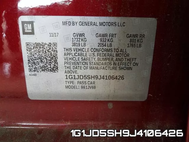 1G1JD5SH9J4106426 фото 2
