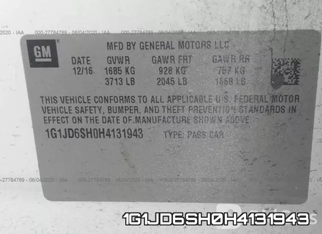 1G1JD6SH0H4131943 фото 10