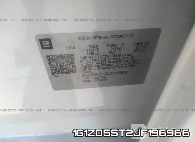 1G1ZD5ST2JF196966 фото 10