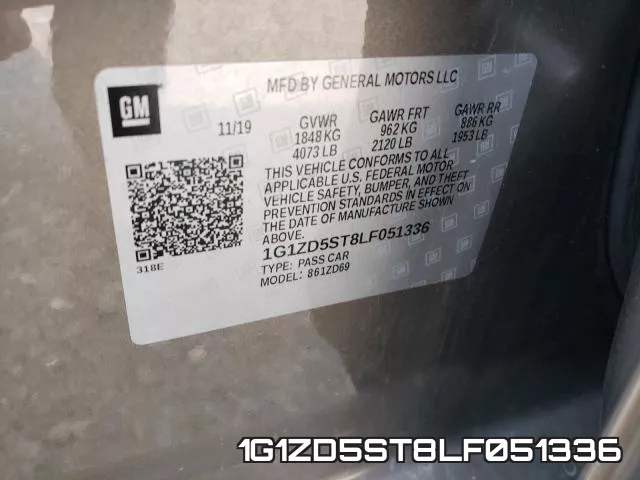 1G1ZD5ST8LF051336 фото 2