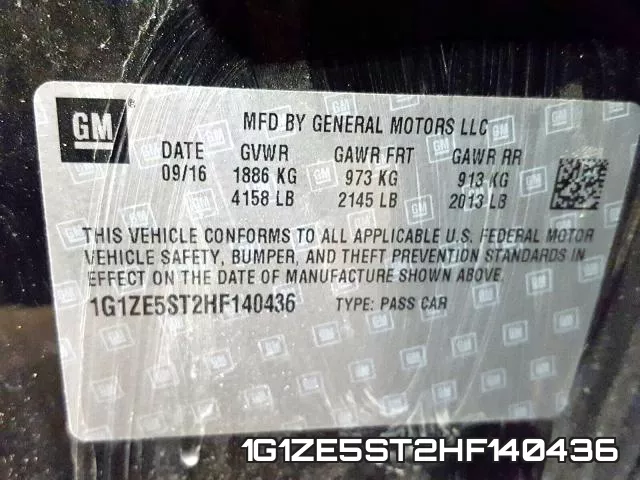 1G1ZE5ST2HF140436 фото 2