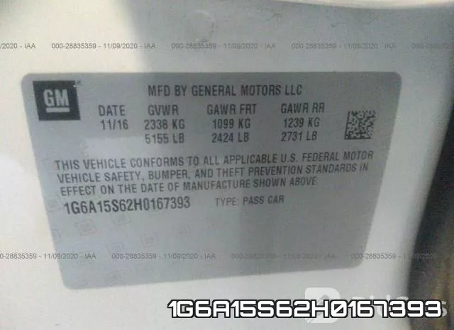 1G6A15S62H0167393 фото 10