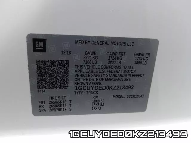 1GCUYDED0KZ213493 фото 2