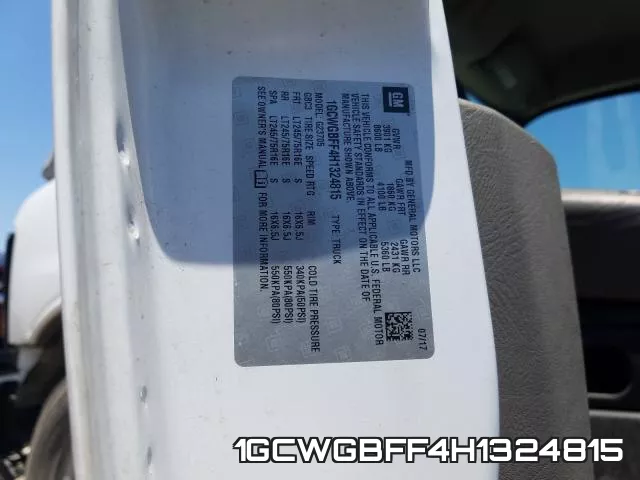 1GCWGBFF4H1324815 фото 2