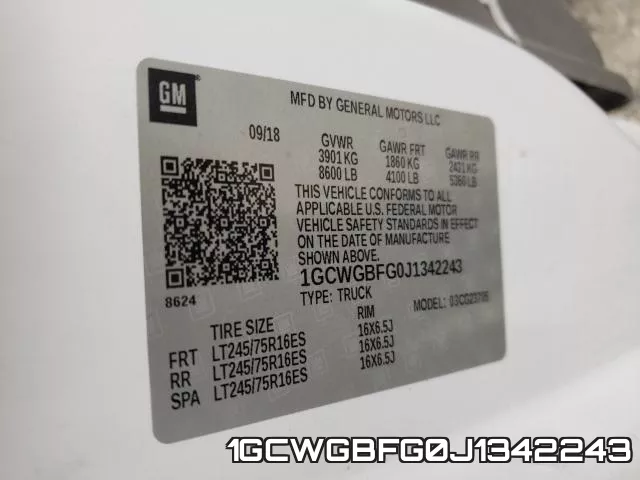 1GCWGBFG0J1342243 фото 2