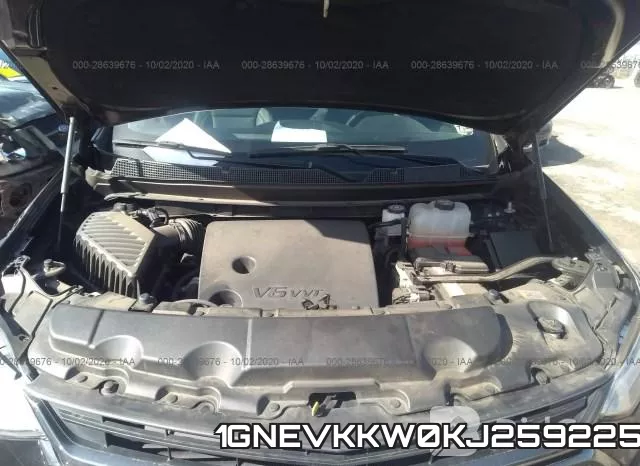 1GNEVKKW0KJ259225 фото 2
