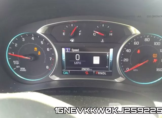 1GNEVKKW0KJ259225 фото 8