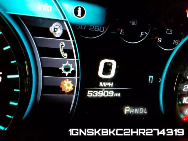 1GNSKBKC2HR274319 фото 9