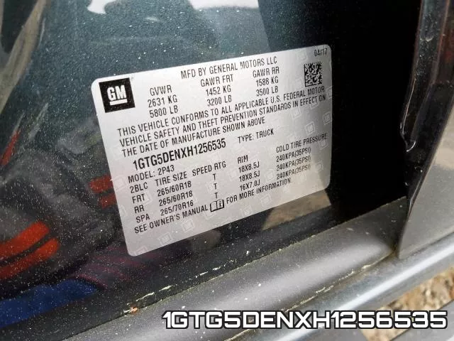 1GTG5DENXH1256535 фото 2