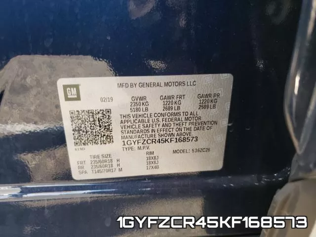 1GYFZCR45KF168573 фото 2