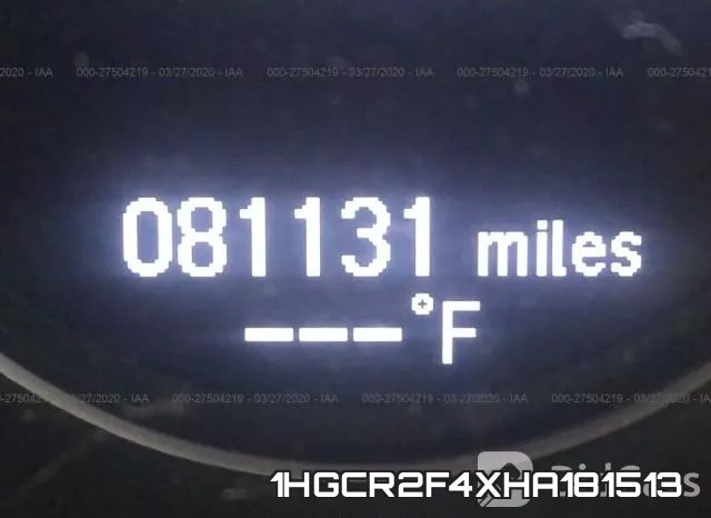 1HGCR2F4XHA181513 фото 8