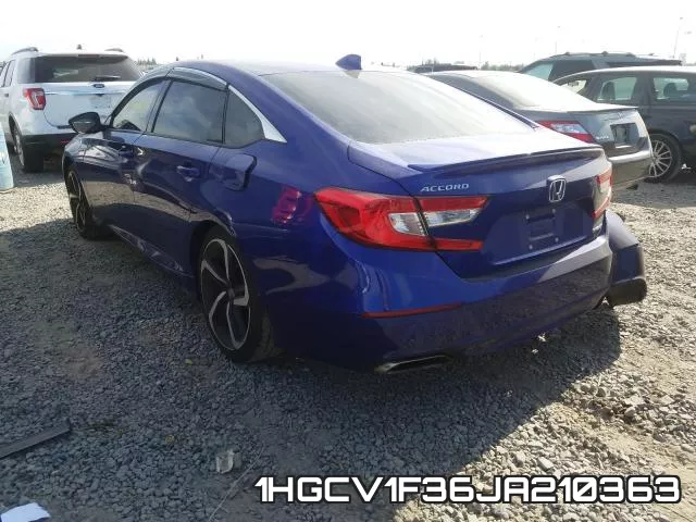 1HGCV1F36JA210363 фото 4
