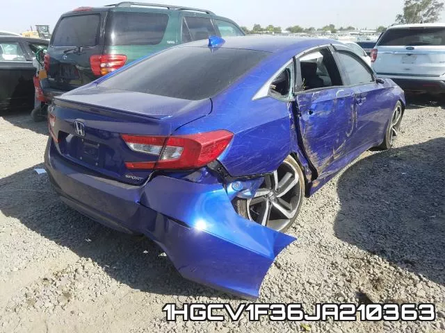 1HGCV1F36JA210363 фото 5