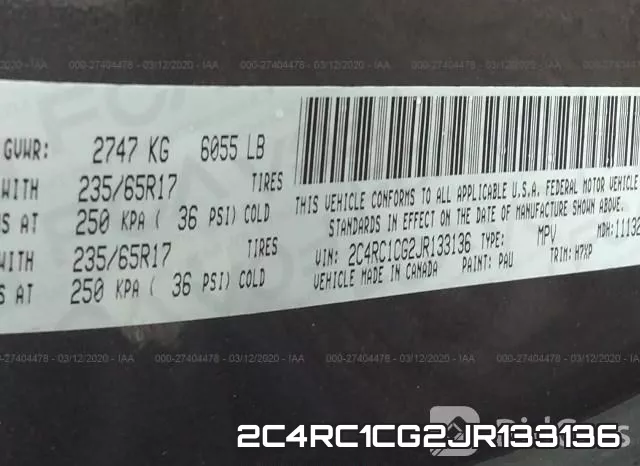 2C4RC1CG2JR133136 фото 10