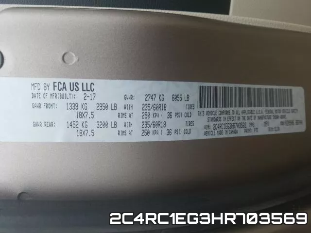 2C4RC1EG3HR703569 фото 2
