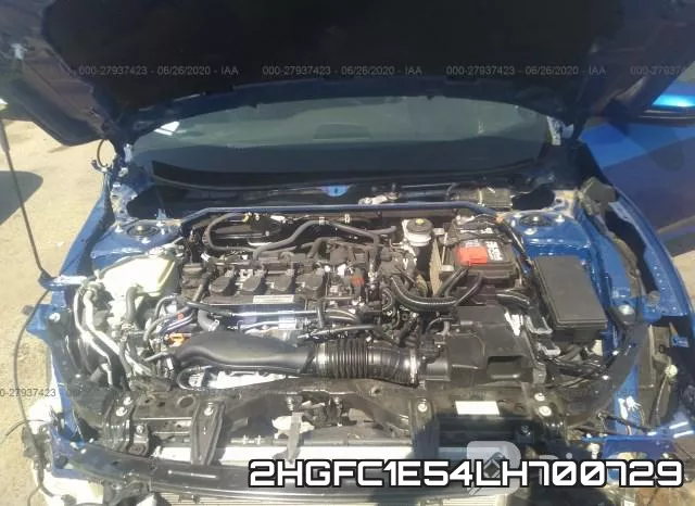 2HGFC1E54LH700729 фото 2