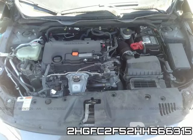 2HGFC2F52HH566315 фото 2