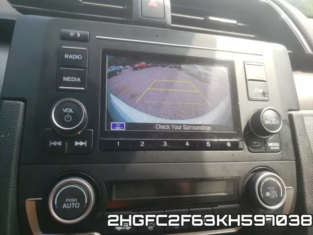 2HGFC2F63KH597038 фото 10
