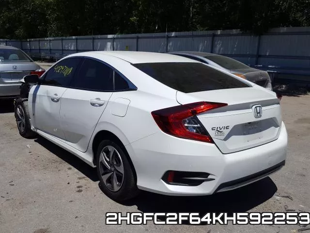 2HGFC2F64KH592253 фото 4