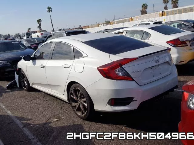 2HGFC2F86KH504966 фото 4