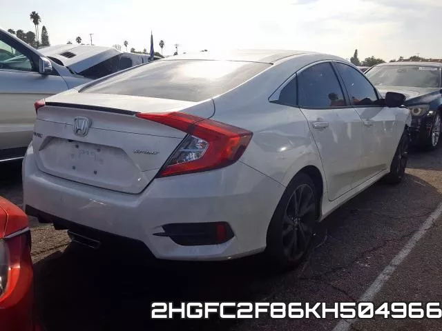 2HGFC2F86KH504966 фото 5
