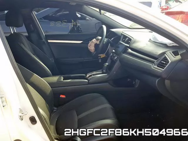 2HGFC2F86KH504966 фото 6