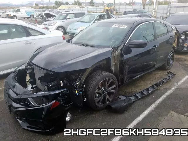 2HGFC2F86KH584835 фото 3