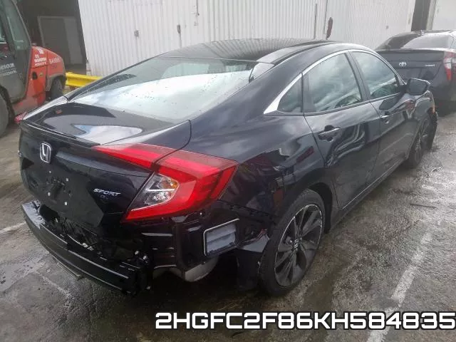 2HGFC2F86KH584835 фото 5