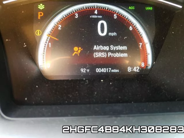 2HGFC4B84KH308283 фото 9