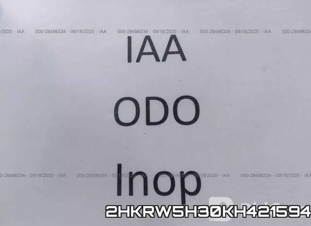 2HKRW5H30KH421594 фото 8