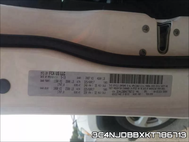 3C4NJDBBXKT786713 фото 2