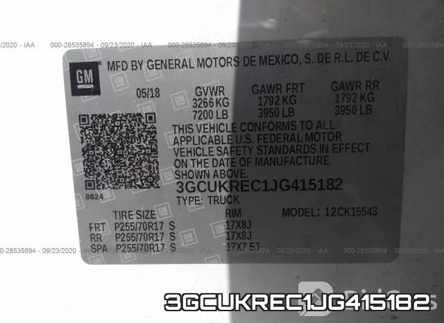 3GCUKREC1JG415182 фото 10