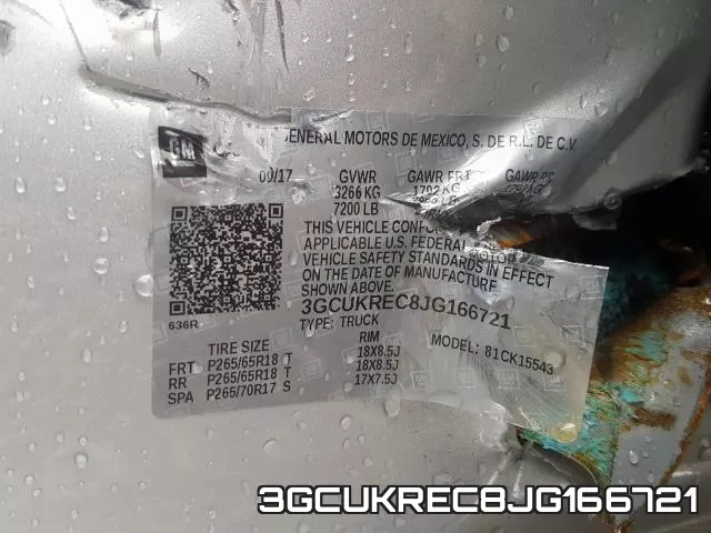 3GCUKREC8JG166721 фото 2