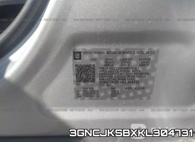 3GNCJKSBXKL304731 фото 10