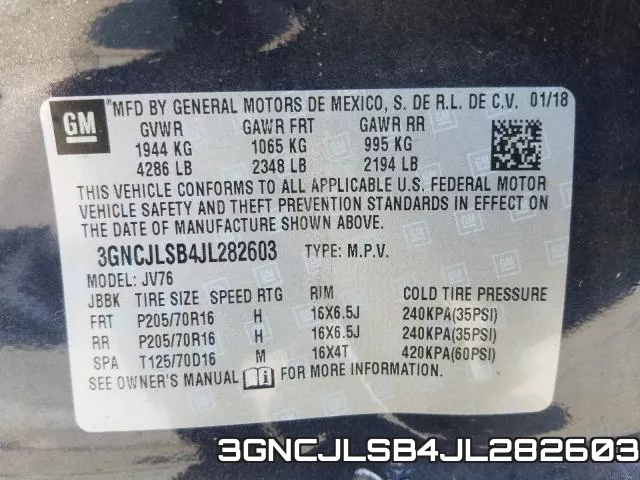 3GNCJLSB4JL282603 фото 2
