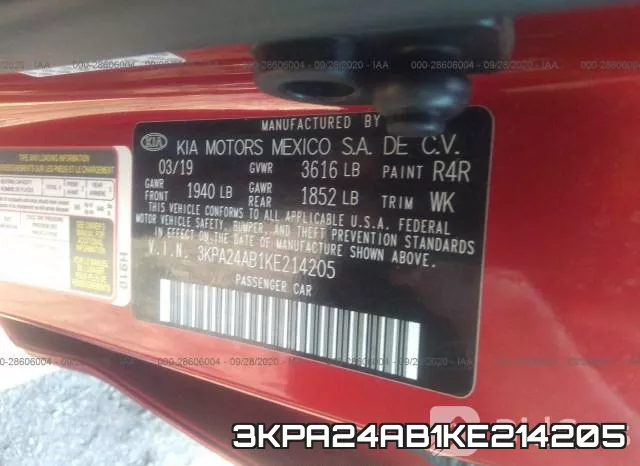 3KPA24AB1KE214205 фото 10