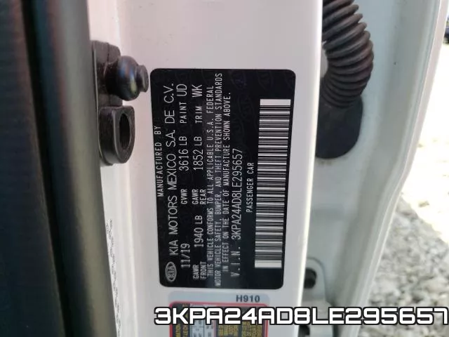 3KPA24AD8LE295657 фото 2