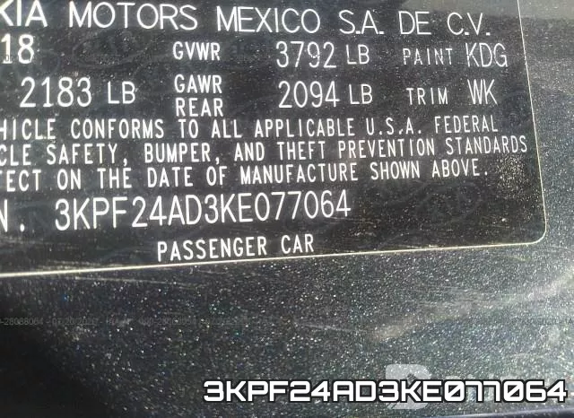 3KPF24AD3KE077064 фото 10