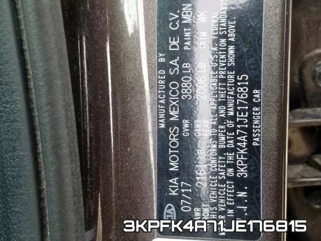 3KPFK4A71JE176815 фото 2