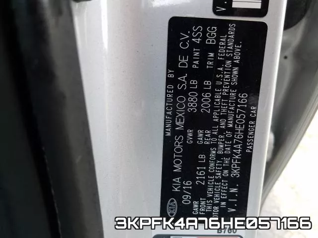 3KPFK4A76HE057166 фото 2