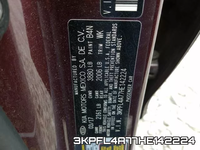 3KPFL4A77HE142224 фото 2