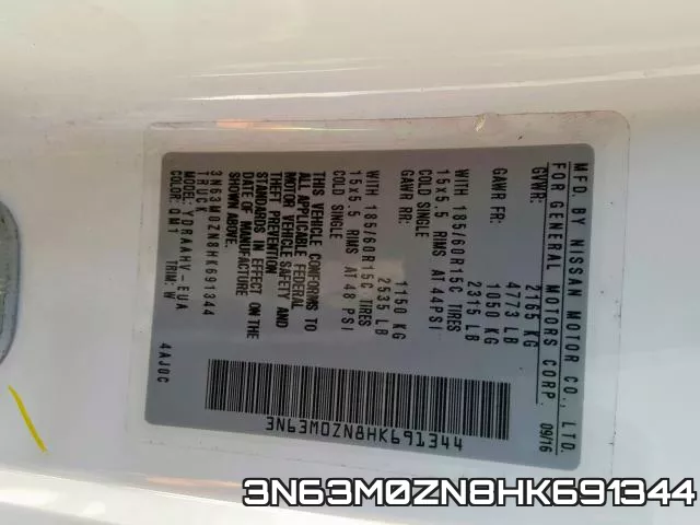 3N63M0ZN8HK691344 фото 2