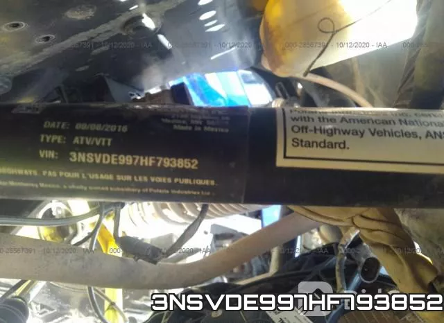 3NSVDE997HF793852 фото 2