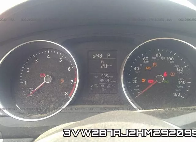3VW2B7AJ2HM292095 фото 8