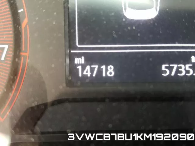 3VWCB7BU1KM192090 фото 9