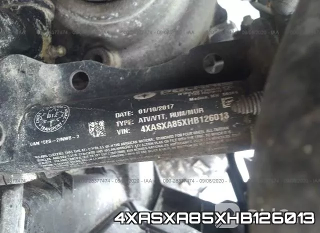 4XASXA85XHB126013 фото 2