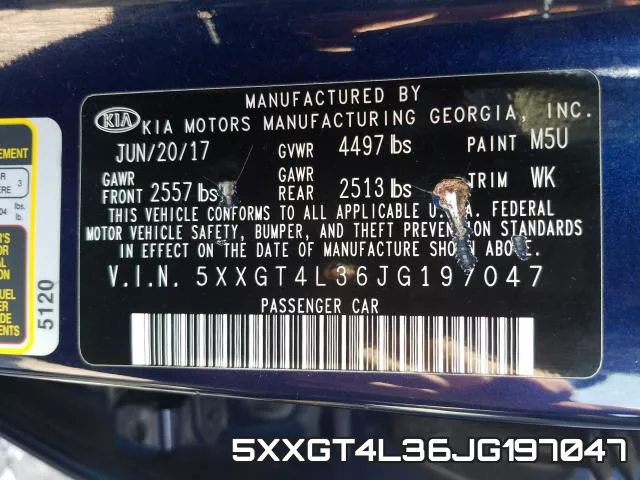5XXGT4L36JG197047 фото 2