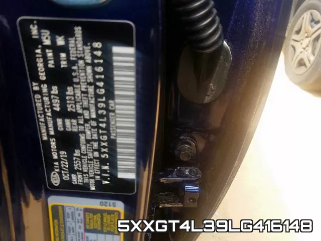 5XXGT4L39LG416148 фото 2